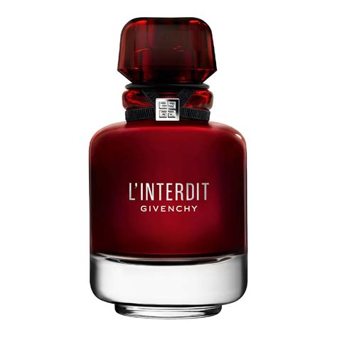 l'interdit givenchy rouge parfum|le rouge interdit givenchy.